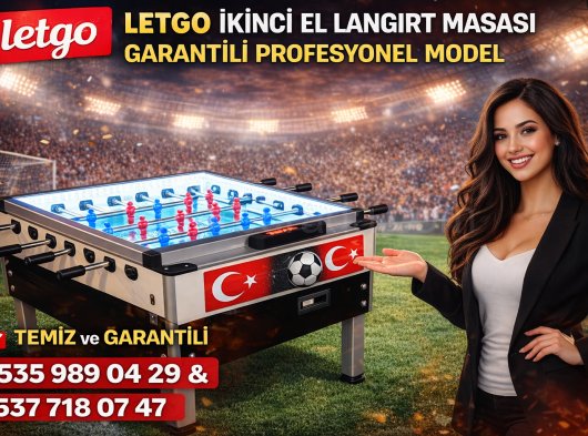Letgo İkinci El Langırt Masası – Garantili Profesyonel Model