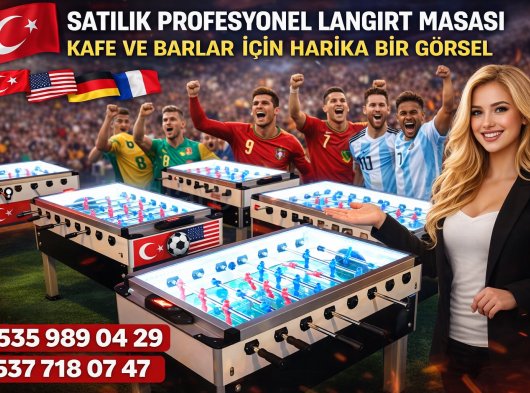 Garantili Satılık Profesyonel İkinci El Langırt Masası – Kafe ve Barlar İçin