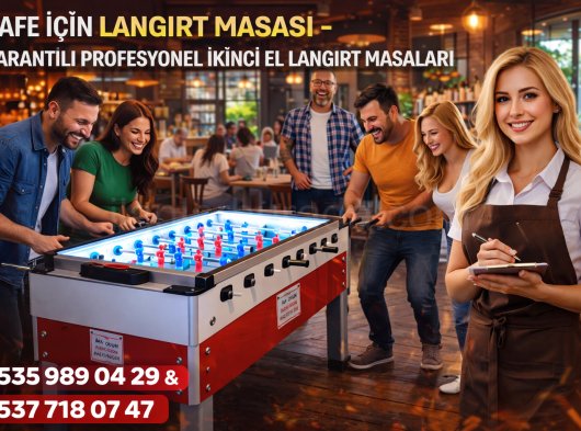 Kafe İçin Langırt Masası – Garantili Profesyonel İkinci El Langırt Masaları
