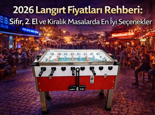 Langırt Fiyatları | Ucuz, İkinci El ve Profesyonel Langırt Masası Modelleri