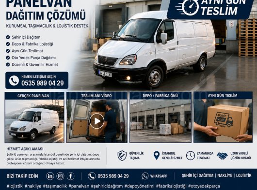 FİRMA BÜNYESİNE ŞOFÖRLÜ PANELVAN ARAÇ